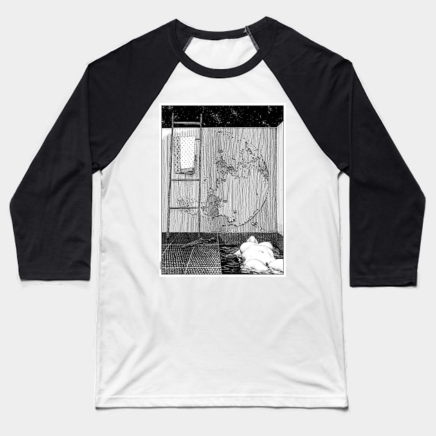 asc 543 - La lupara (Don't forget your silver bullets after midnight) Baseball T-Shirt by apolloniasaintclair